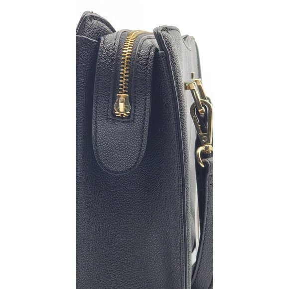 NWD Nine West Black Shayden Jet Set Satchel $57.77 - Picture 5 of 6